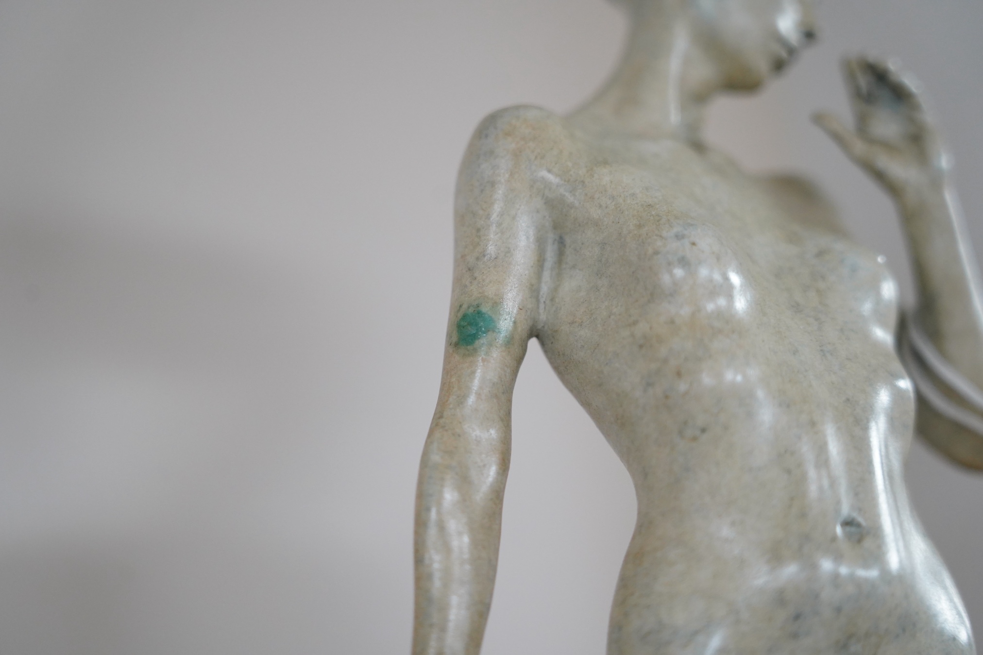 Carl Payne (English, 1969-2021), limited edition bronze sculpture, 'Speak No Evil'